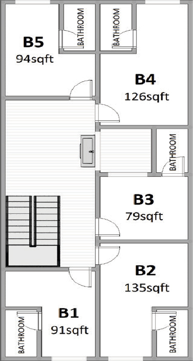 Cambridge Level B Floor Plan