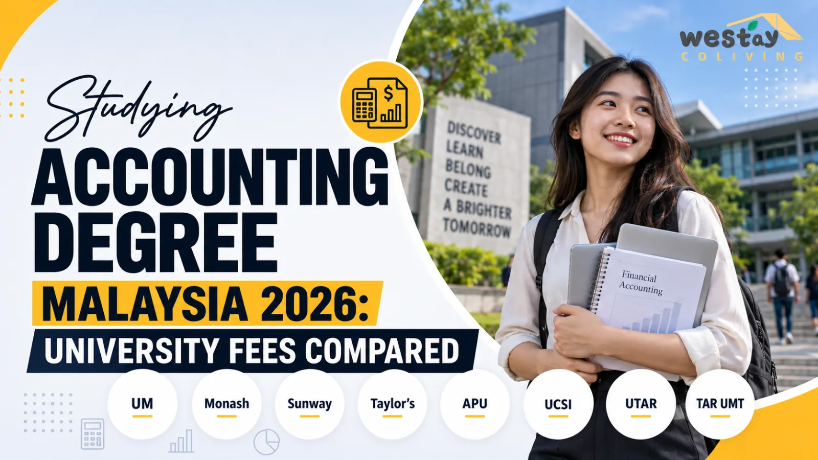 Accounting Degree Malaysia 2026: University Fees Compared | Westay Coliving