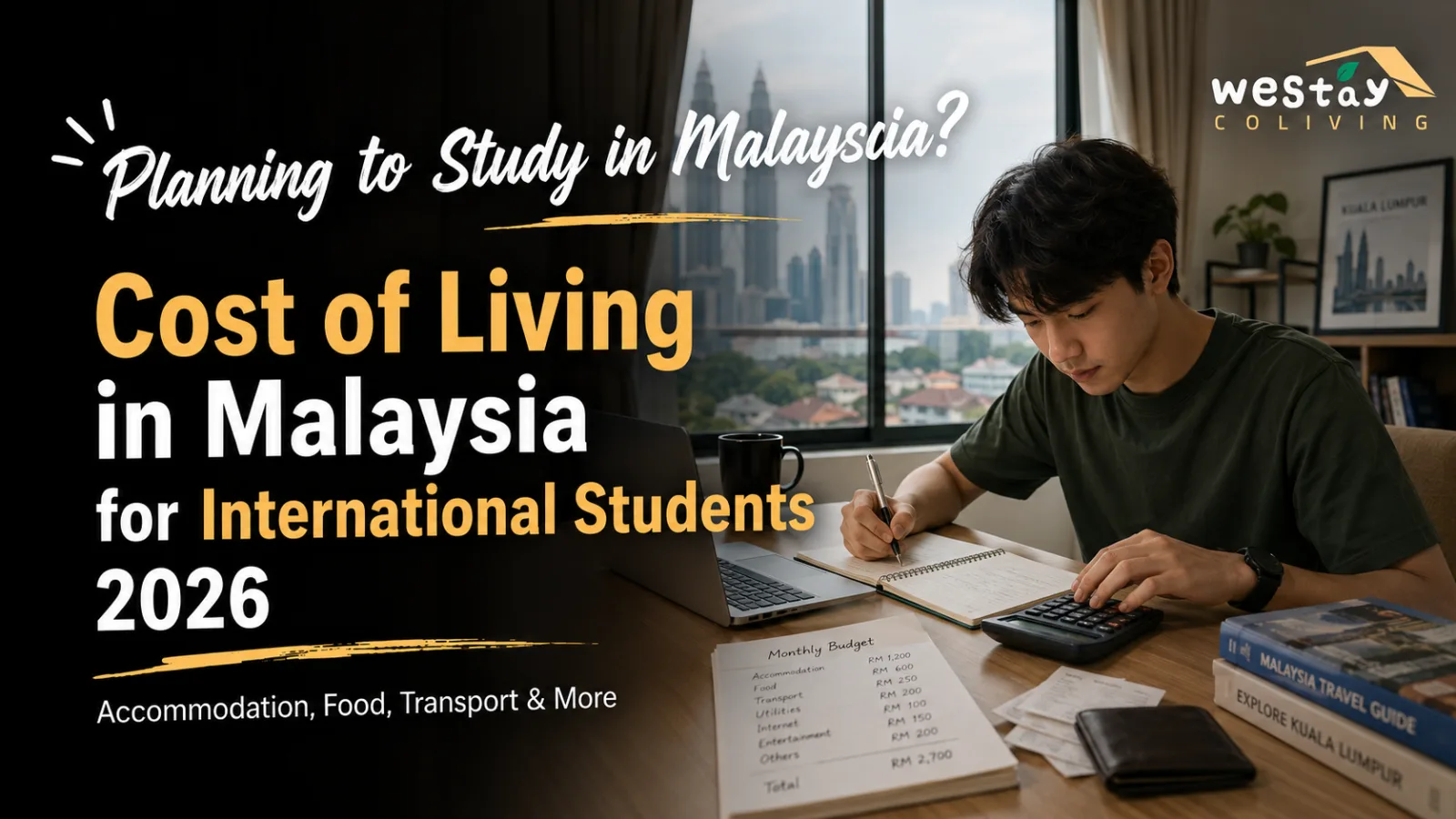 Cost of Living in Malaysia for International Students 2026|Westay Coliving
