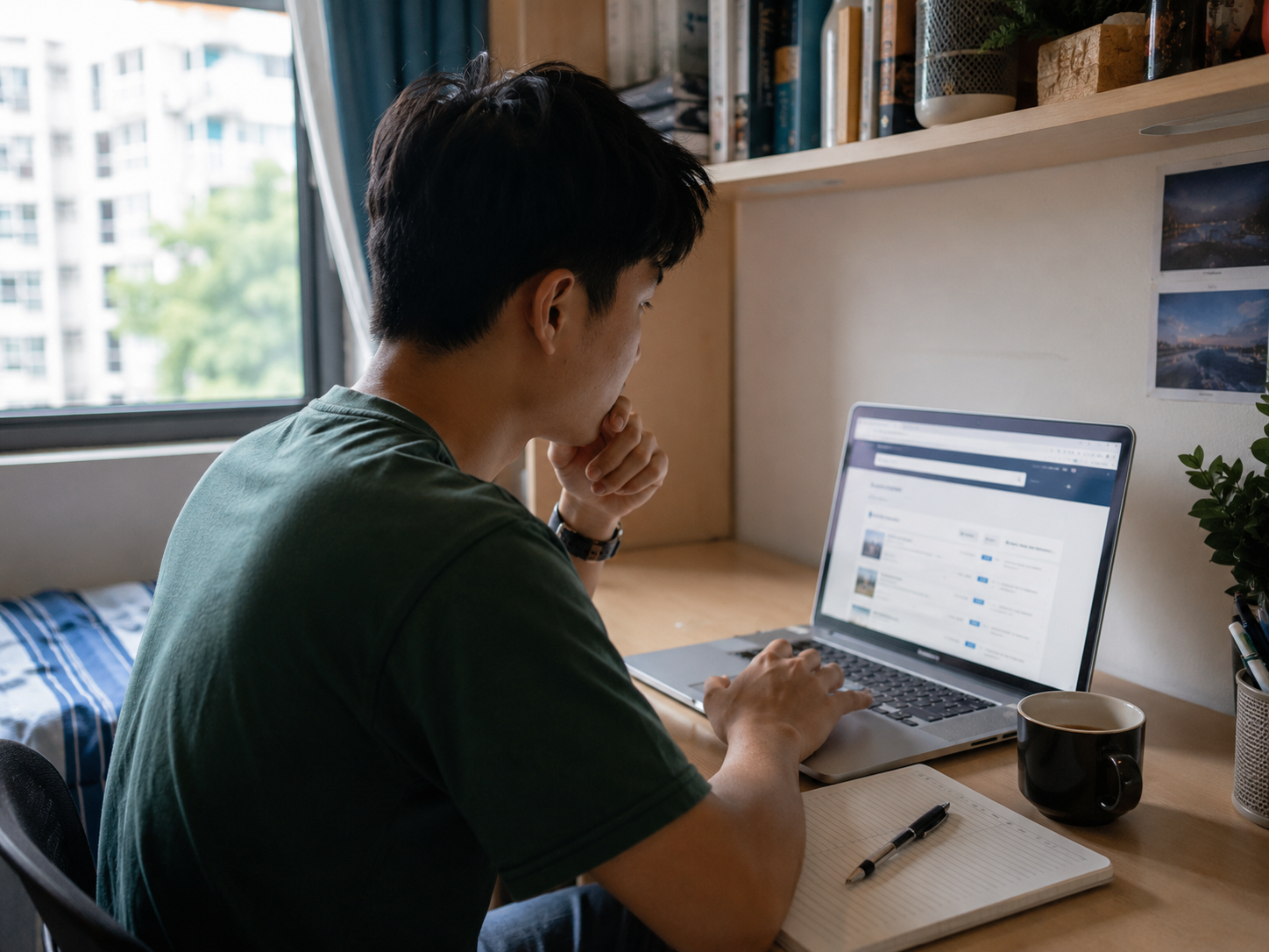 Student Checking University Course Accreditation Online | Westay Coliving Student Checking University Course Accreditation Online | Westay Coliving