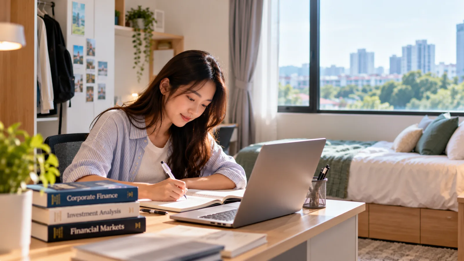 Finance Student Studying | Westay Coliving Finance Student Studying | Westay Coliving