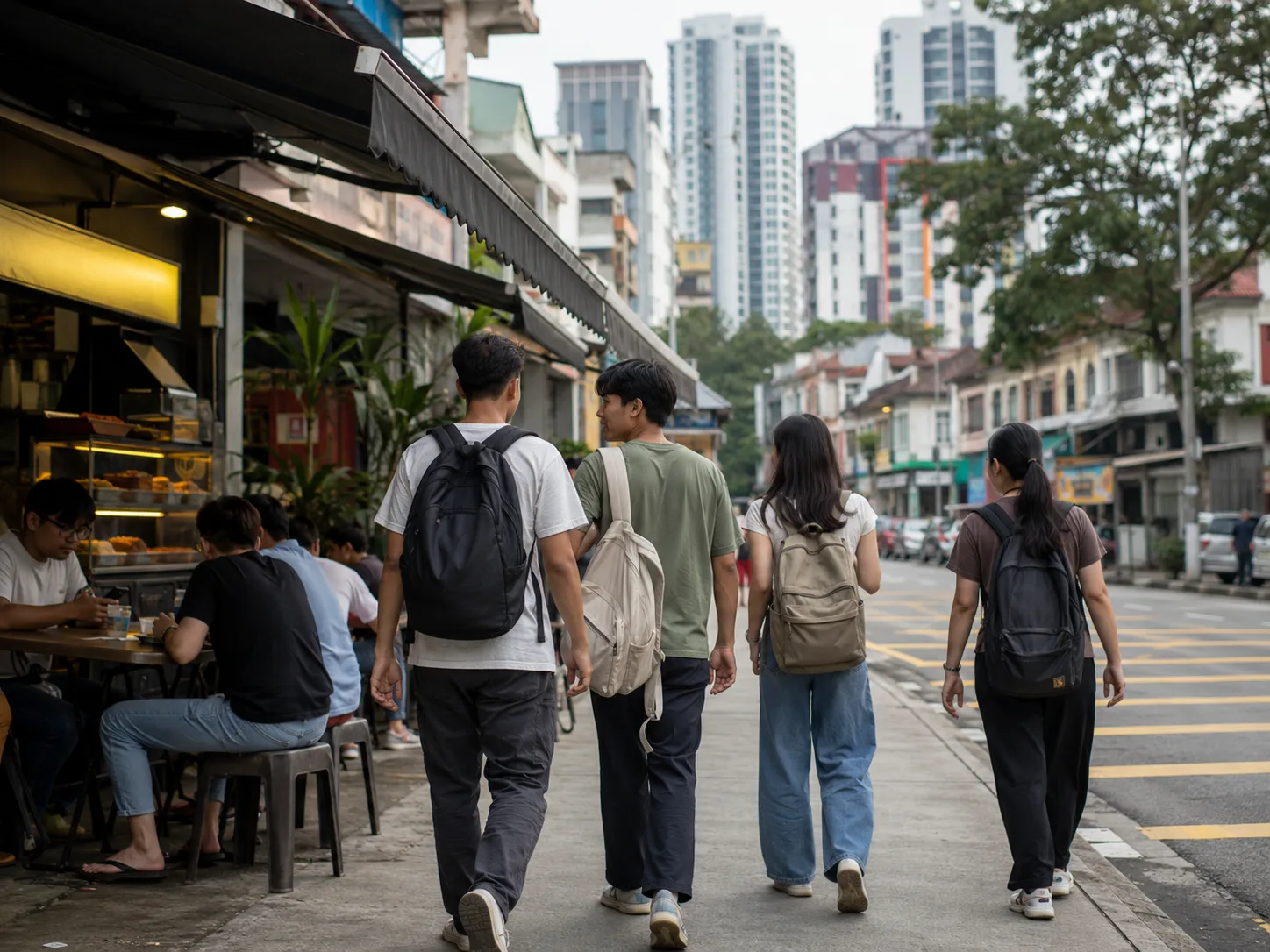 UM Students walking in street | Westay Coliving UM Students walking in street | Westay Coliving