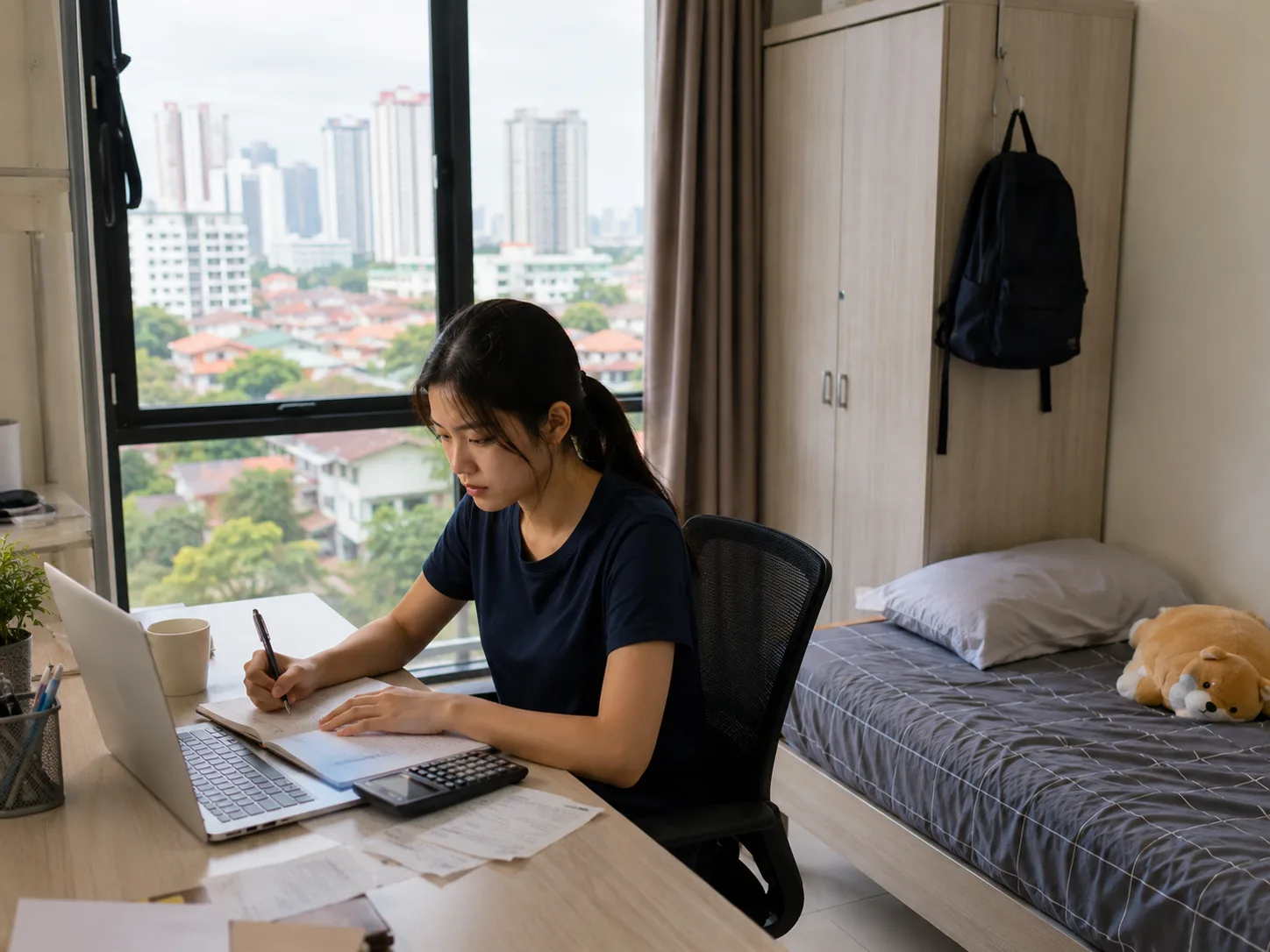 UM Student working on budget | Westay coliving UM Student working on budget | Westay coliving