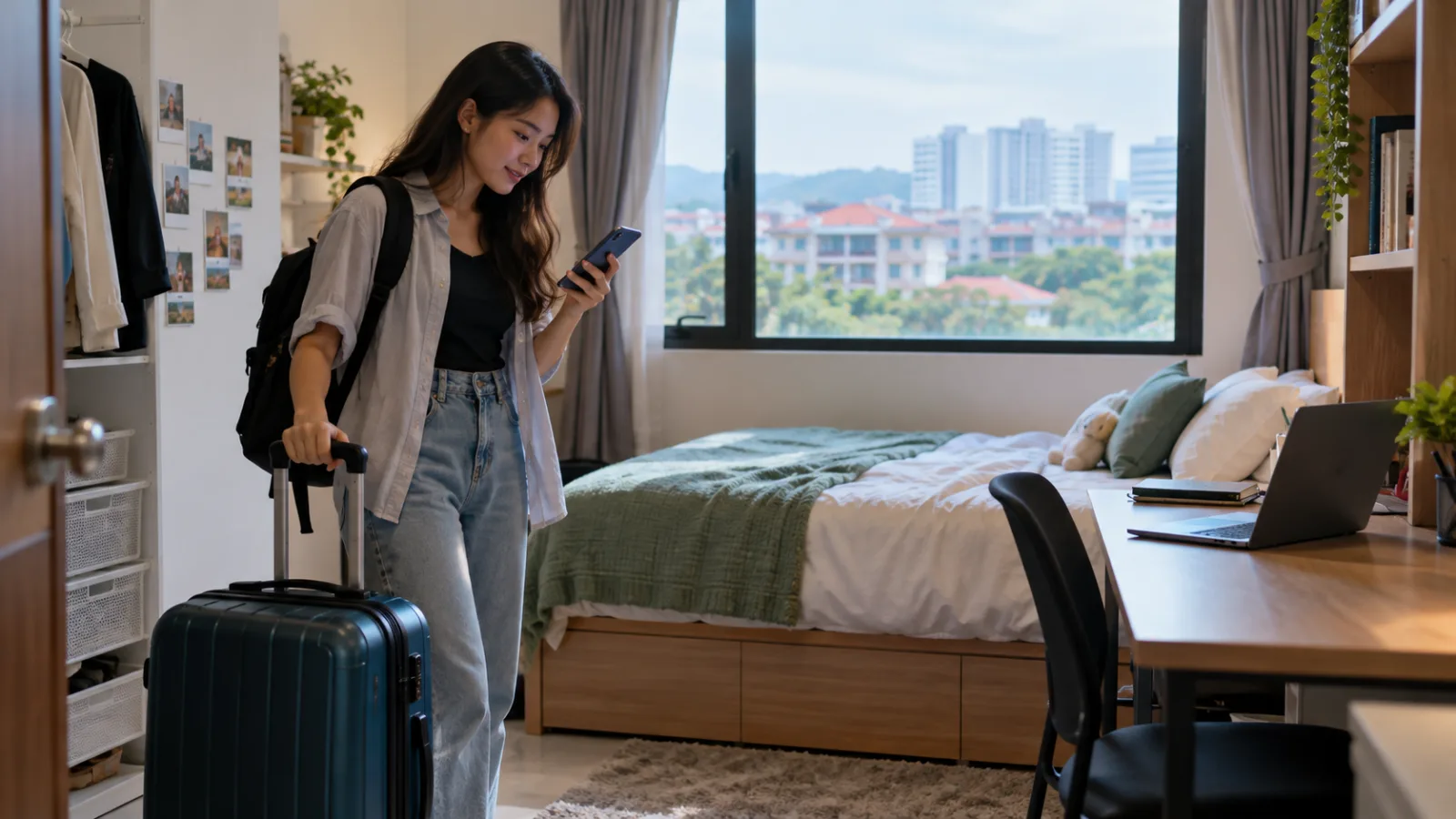 Student Moving in to westay coliving accommodation Student Moving in to westay coliving accommodation